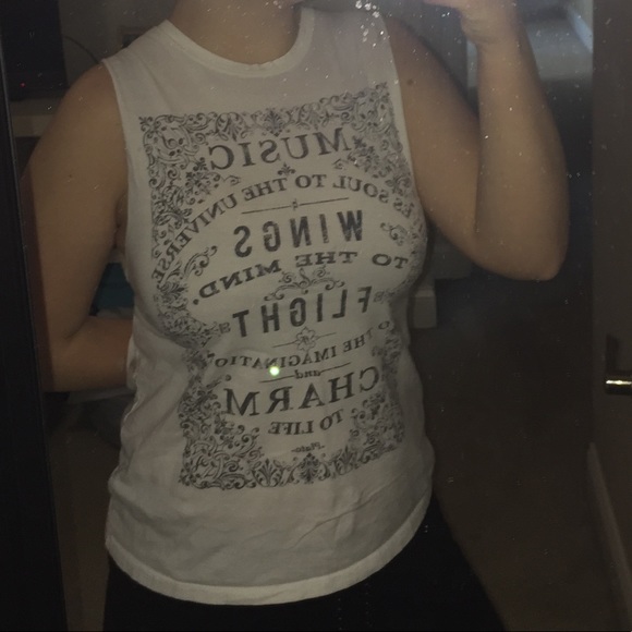 White Muscle Tee - Picture 2 of 2